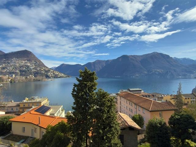 Pied à terre im Zentrum von Lugano mit dominanter Aussicht