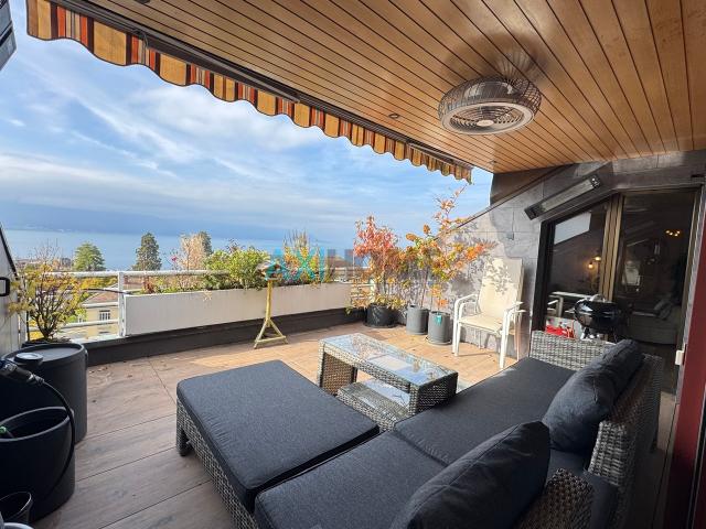 Ein privilegierter Standort in Montreux! 4,5 Zimmer mit Seeblick und Balkon