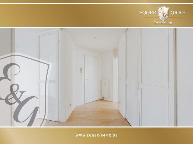EIN RÜCKZUGSORT ÜBER DEN DÄCHERN – HELLE 2 ZIMMER WOHNUNG MIT ZWEI SONNENLOGGIEN