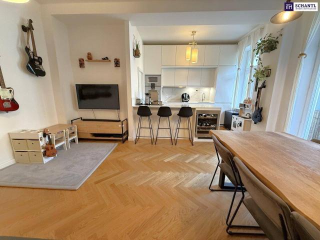 Ein Wohnjuwel mit besonderem Flair * stilvoll sanierte 3,5 Zimmer Altbauwohnung mit exklusiver Designküche, zwei Außenflächen + begehrter Lage beim Türkenschanzpark