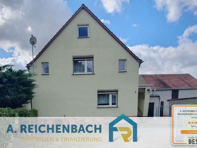 Ein Zuhause mit Charme, großem Garten und viel Potenzial! Doppelhaushälfte in Thallwitz zu verkaufen