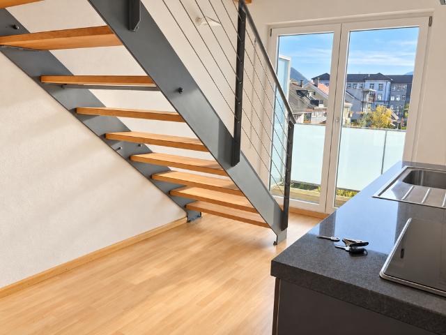 Ein Zuhause mit Charakter – stilvolle Maisonettewohnung unter dem Dach