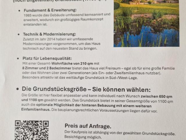 Ein Zweifamilienhaus mit XXL Garage, Option Mehrgenerationen