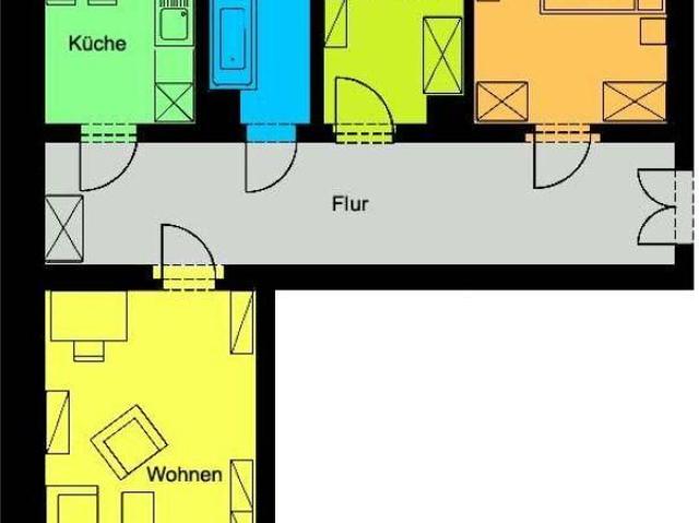 Eindrucksvolle Wohnung mit Balkon, Tageslichtbad mit Wanne!