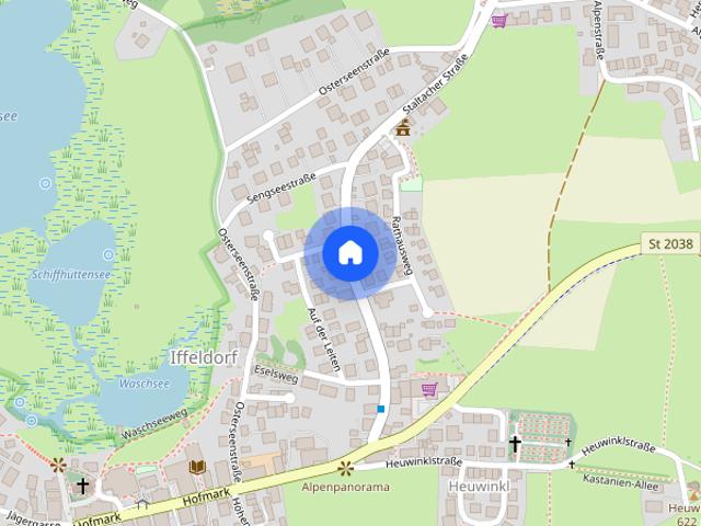 eine besondere Wohnung am Ortsrand Iffledorf