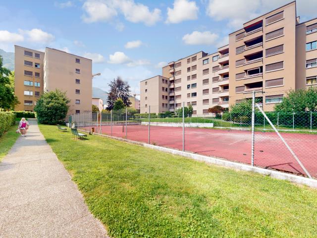 Eine Ecke der Ruhe zwischen Bergen und Städten