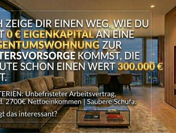 Eine Eigentumswohnung zur Altersvorsorge für 150EUR mtl