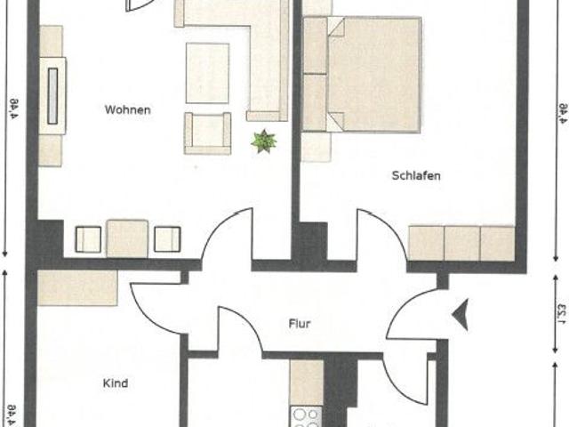 Eine Wohnung für Groß und Klein