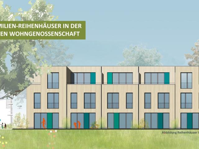Einfamilien Reihenhaus mit 4 Zimmern auf 3 Ebenen AAS –Private Wohngenossch. Am Alten Seeweg eG