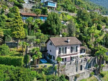 VERKAUFT ! Einfamilienhaus Casa delle tre Palme mit separatem Studio und Baureserve