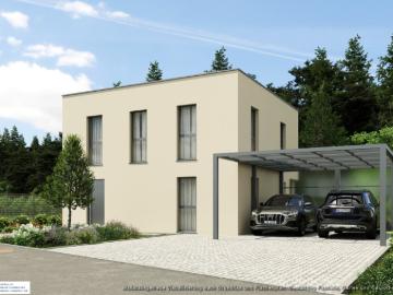 Einfamilienhaus am Waldrand Haus'A', projektierter Neubau mit Garten und Terrasse UND 1.350 m² landwirt. Fläche!
