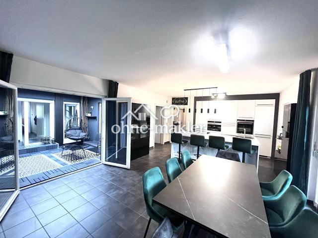 Einfamilienhaus| Außergewöhnlicher Atrium Bungalow | A+ Energieeffizienz | barrierearm | von PRIVAT