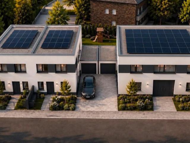 Einfamilienhaus Flachdach Freistehend Neubau Projekt!