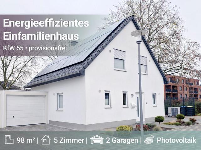 Einfamilienhaus Kamp Lintfort KfW 55 mit Photovoltaik Wärmepumpe