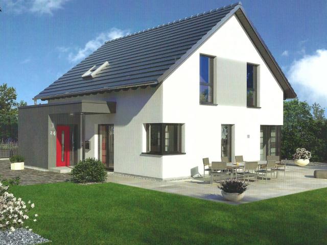 Einfamilienhaus in grüner Umgebung