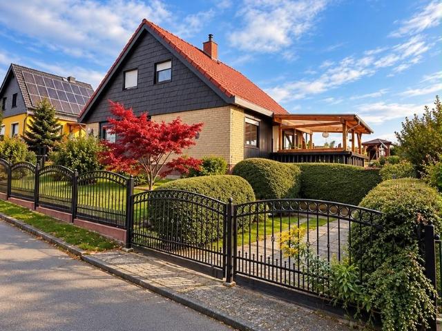 Einfamilienhaus mit beheiztem Pool, Wintergarten und idyllischem Garten in Wermsdorf OT Collm