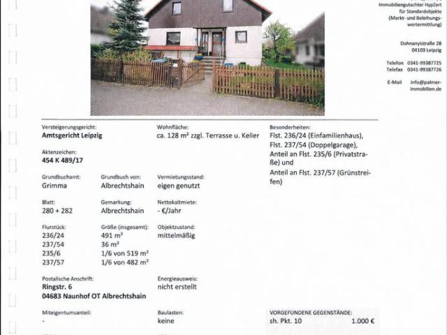 Einfamilienhaus mit Doppelgarage