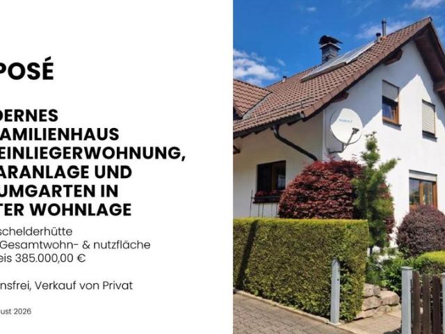 Einfamilienhaus mit Einliegerwohnung