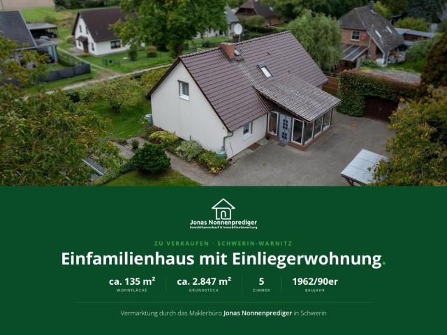 Einfamilienhaus mit Einliegerwohnung und Wintergarten für den Käufer provisionsfrei