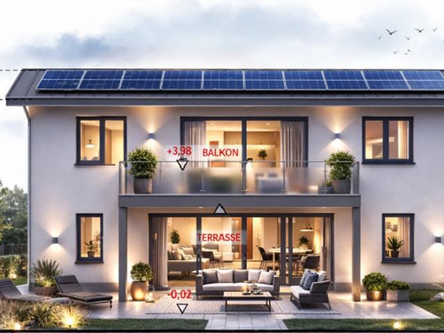 Einfamilienhaus mit Garten u. Doppelcarport Ziegelmassiv | Neubau
