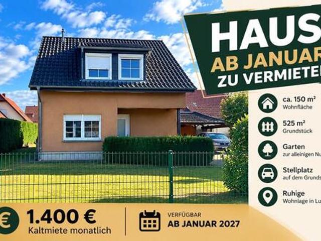 Einfamilienhaus mit Garten in Luckau