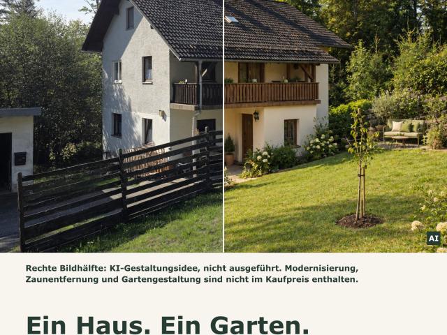 Einfamilienhaus mit großem Garten in Hauzenberg – provisionsfrei