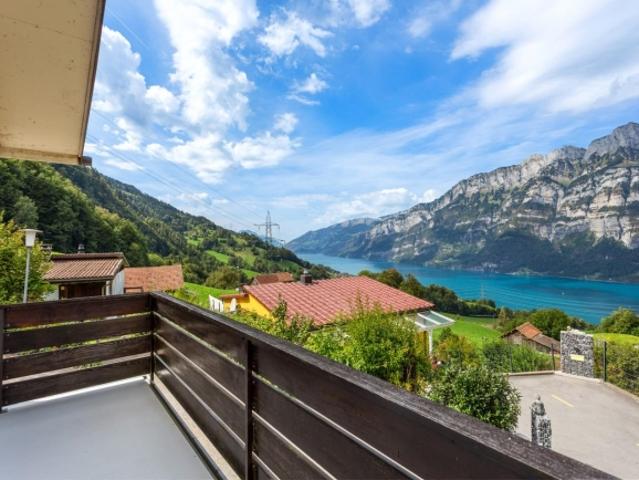 Einfamilienhaus mit traumhafter Walensee und Bergsicht