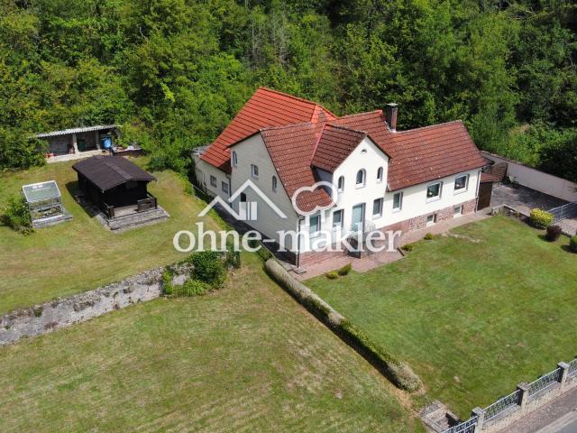 Einfamilienhaus mit Weserblick, 160m², 2 Baugrundstücke 2163m², provisionsfrei