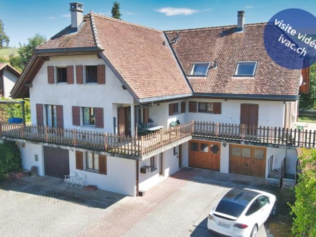 Einfamilienhaus mit 2 Wohneinheiten in Seigneux / VD