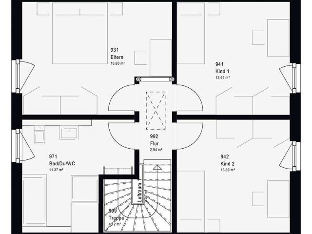 Einfamilienhaus NEUBAU kein Bestand, frei planbar mit massa haus