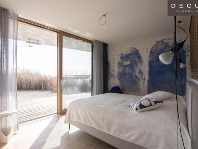 Einmaliges architekten seehaus in privater lage mit unverbaubarem seeweitblick