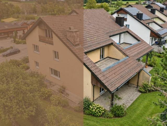 Einseitig angebautes 6.5 Zimmer Einfamilienhaus mit Renovationspotential