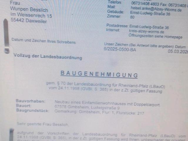 Einsieg ohne Formalitäten in bestehedes Bauprojekt