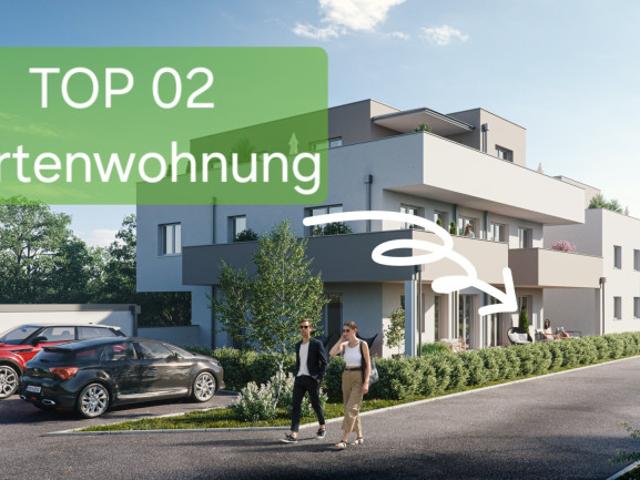 Eigenheim macht glücklich! Moderne Erdgeschosswohnung mit 2 Tiefgaragenplätzen!