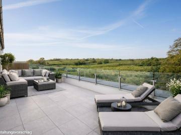 Eigentum ohne sofortigen Kauf – seltene Mietkaufchance | ca. 127 m² GWNFL | ca. 80 m² Terrasse | Erstbezug | 4 Zimmer | Ruhelage