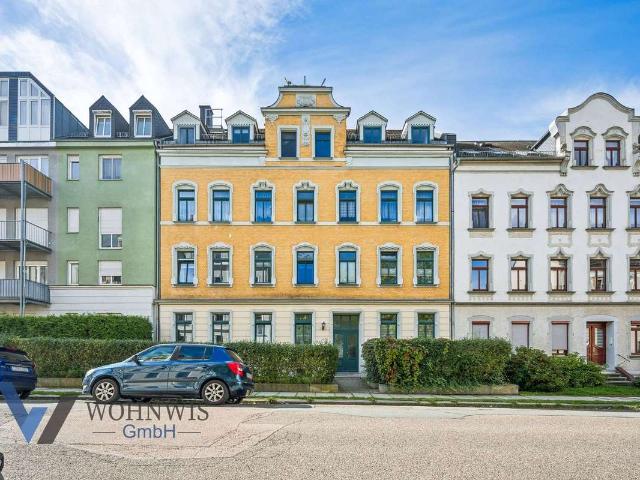 Eigentumswohnung mit 3 Zimmern, Balkon und Tageslichtbad in Chemnitz Hilbersdorf