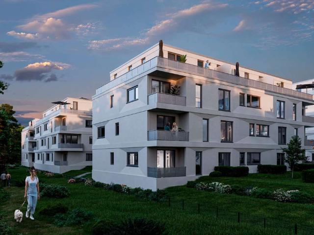 Eigentumswohnung mit großer Dachterrasse im Waldpanorama
