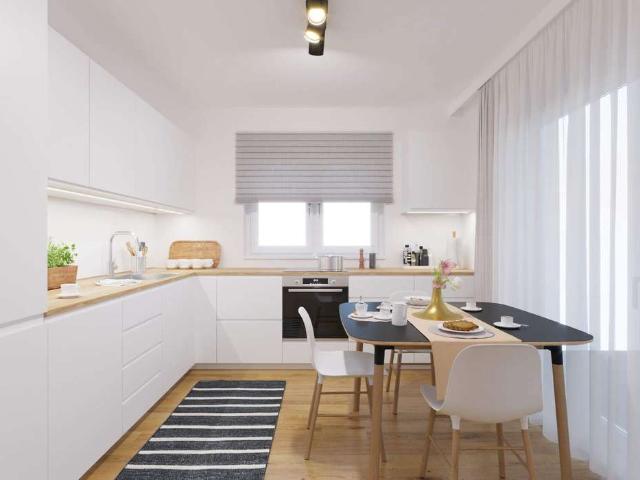 Eigentumswohnung mit offenem Wohnbereich, Balkon und zwei Bädern