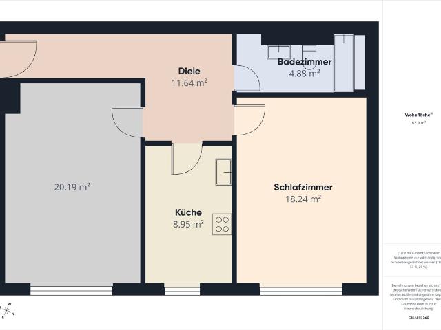 Eigentumswohnung im 1. OG mit Aufzug & Tiefgaragenstellplätzen in Ludwigshafen