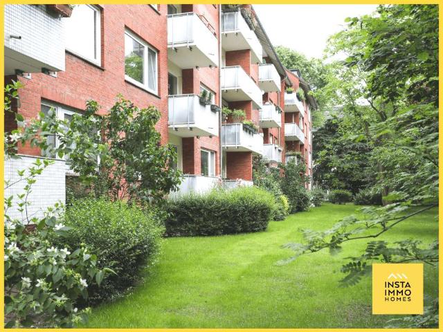 Eilbek: feine 2 Zi. Wohnung mit Balkon
