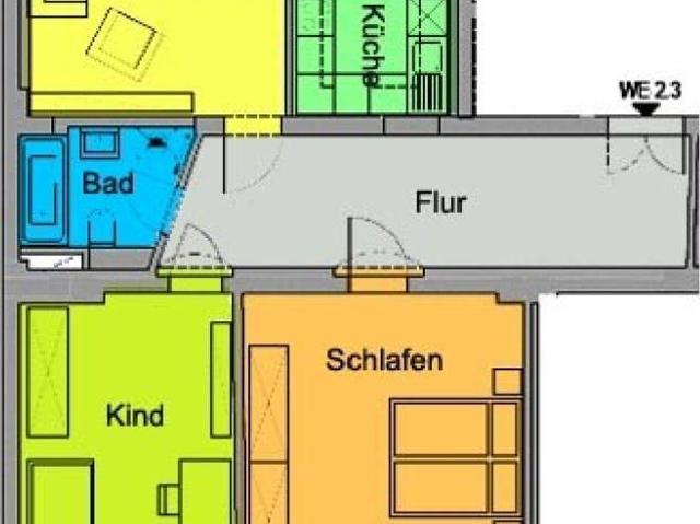 Elbnah Wohnen in der Dresdner Johannstadt! Balkon und Loggia!