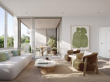 Elevated Two Bedroom Apartment in Evergreen's Rivergum
