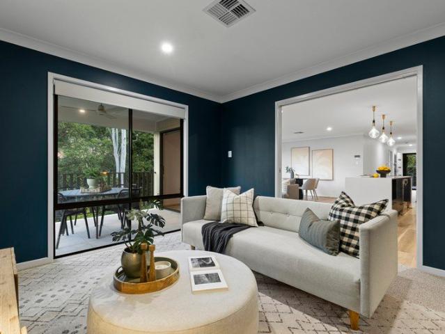 Elevated Family Living with a Leafy Bushland Backdrop