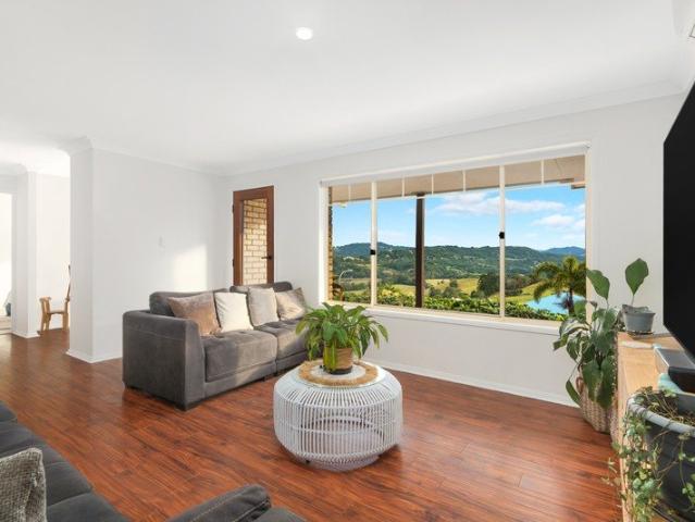 Elevated family living with hinterland views