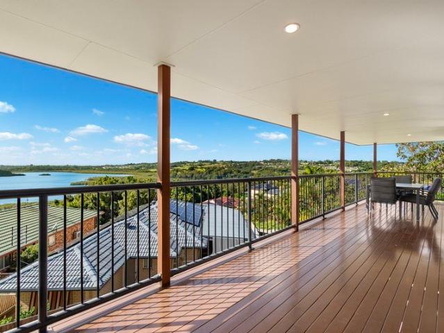 Elevated family living with sweeping water views