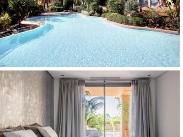 Elevated Ground Floor Apartment for rent in beautiful Golden Mile urbanizatio.