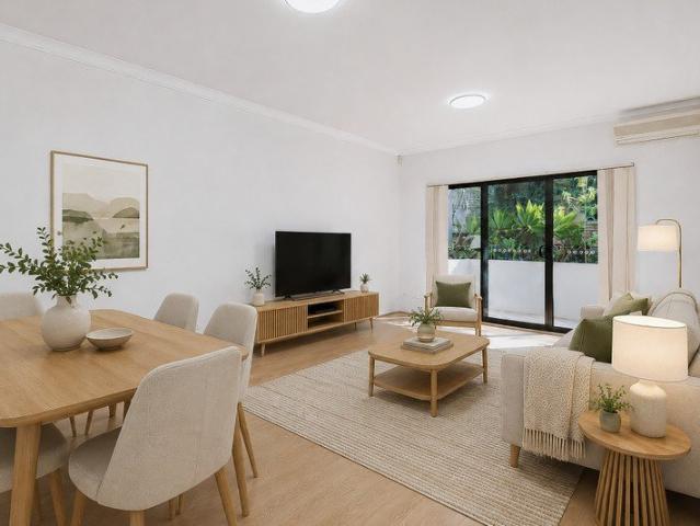 Elevated Ground Floor Apartment with Two Balconies & Secure Parking