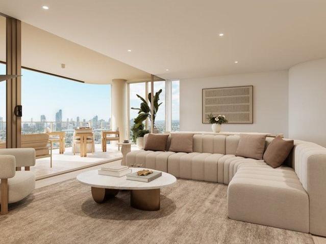 Elevated Level 17 Residence with Skyline, River & Ocean Outlooks