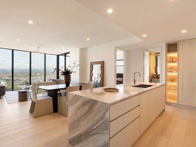 Elevated Living Above Broadbeach Never Been Lived In