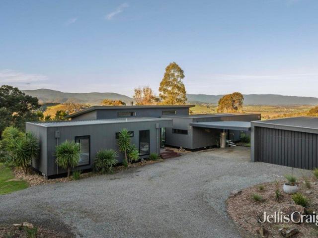 Elevated living, framed by the valley on nearly 10 private acres